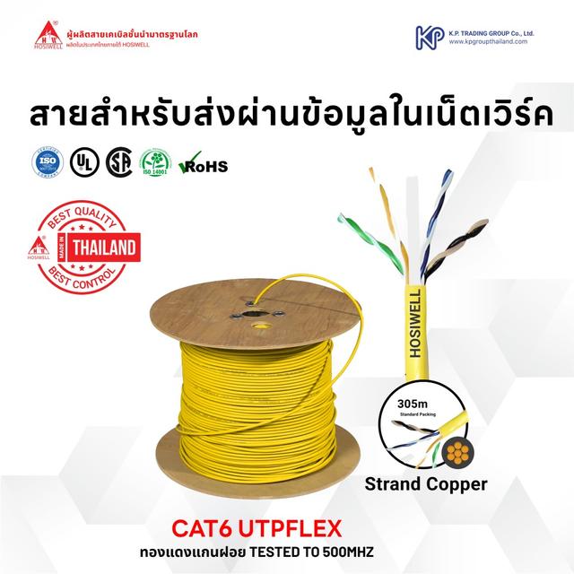 สายแลน Cat.6 แกนฝอย